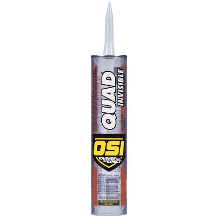 Osi OSI Quad Invisible Clear Elastomeric Polymers Sealant 9.5 oz 1896952